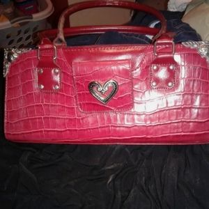 Red Leather Purse
